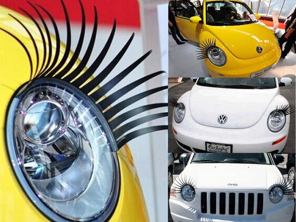 Fashion 3D Auto-Wimpern 3D Auto-Logo-Aufkleber, Wimpern, Dekorationen,  Accessoires, Geschenke