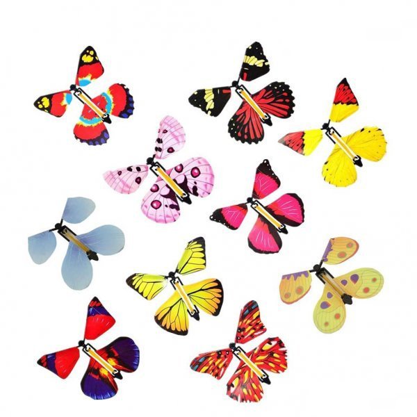 Neuheiten Spielzeug Magic Props Magischer fliegender Schmetterling Flying Card 