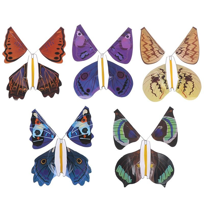 10-200X Magischer Butterfly  fliegender Schmetterling Kinder Spielzeug Geschenk 